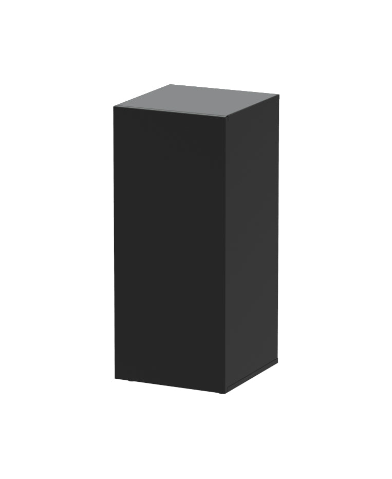 Kubus Schrank schwarz