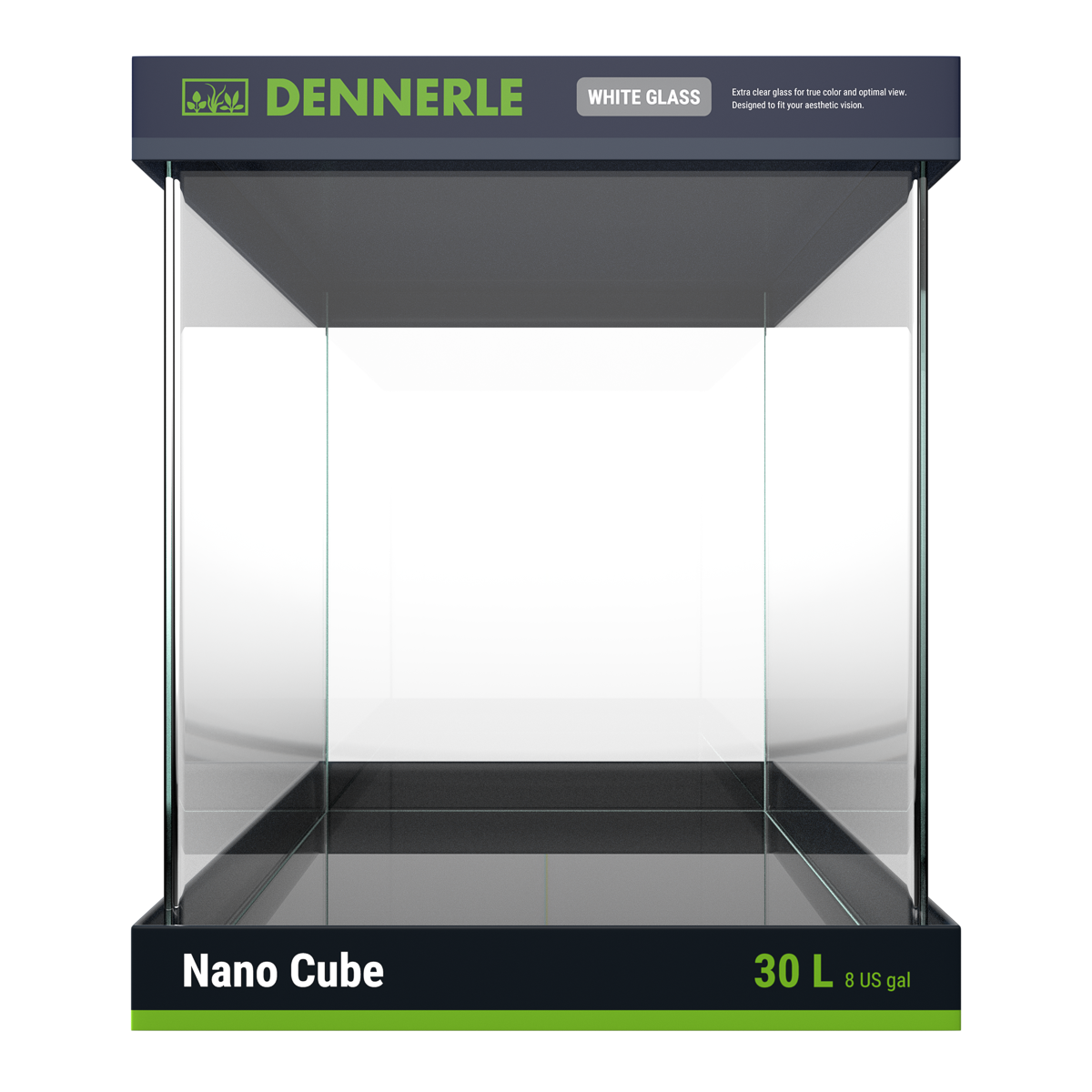 Dennerle Nano Cube White Glass, 30 L