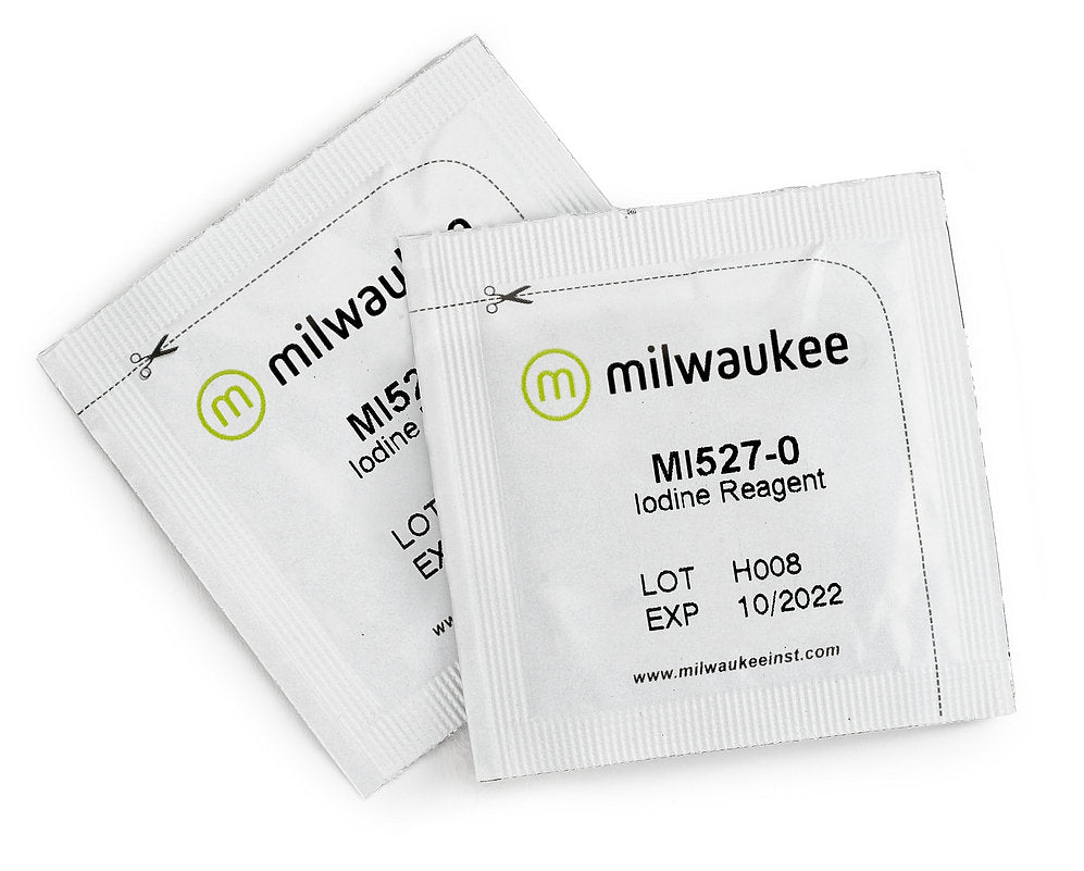 Milwaukee MI527-25 Pulverreagenz Iodin 25 Stk.