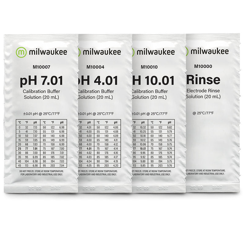 Milwaukee Starter Pack PH Puffer Lösungen 25x 20ml