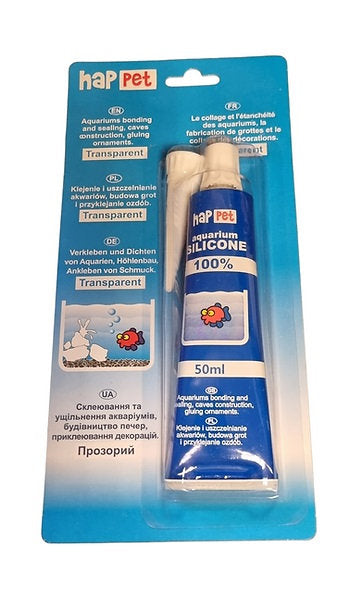 Analyse des Produktbildes: happ pet Aquarium Silikon 100%
Produkt: happ pet Aquarium Silikon 100%
Verpackung: Blaue Tube mit weißem Deckel und einer beigefügten spitzen Düse.
Inhalt: 50 ml
Verwendung: Speziell für Aquarien geeignet
Eigenschaften:
100% Silikon: Dies deutet auf eine hohe Reinheit und Qualität des Dichtstoffs hin.
Vielseitig einsetzbar: Geeignet zum Verkleben und Abdichten von Aquarien, Höhlen und Dekorationen.
Wasserfest und dauerhaft: Hält dem Druck und der Feuchtigkeit im Aquarium stand.