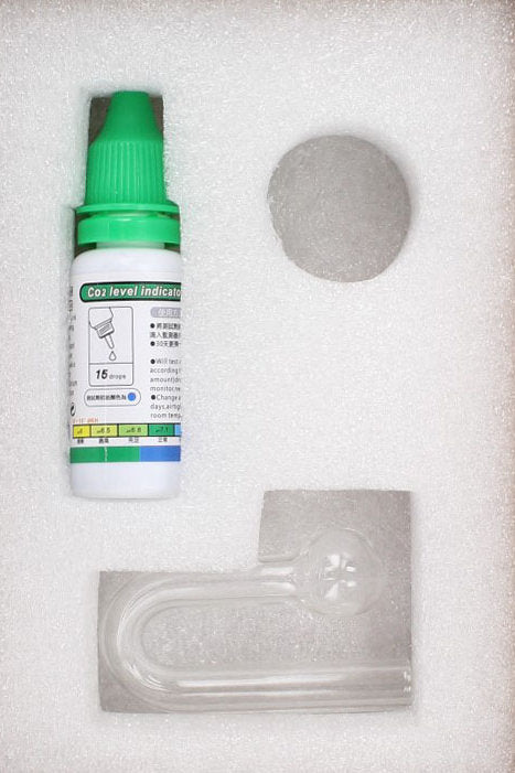 CO²- Dauertest schmal - Glas Hang on (Dropchecker) incl. Testflüssigkeit