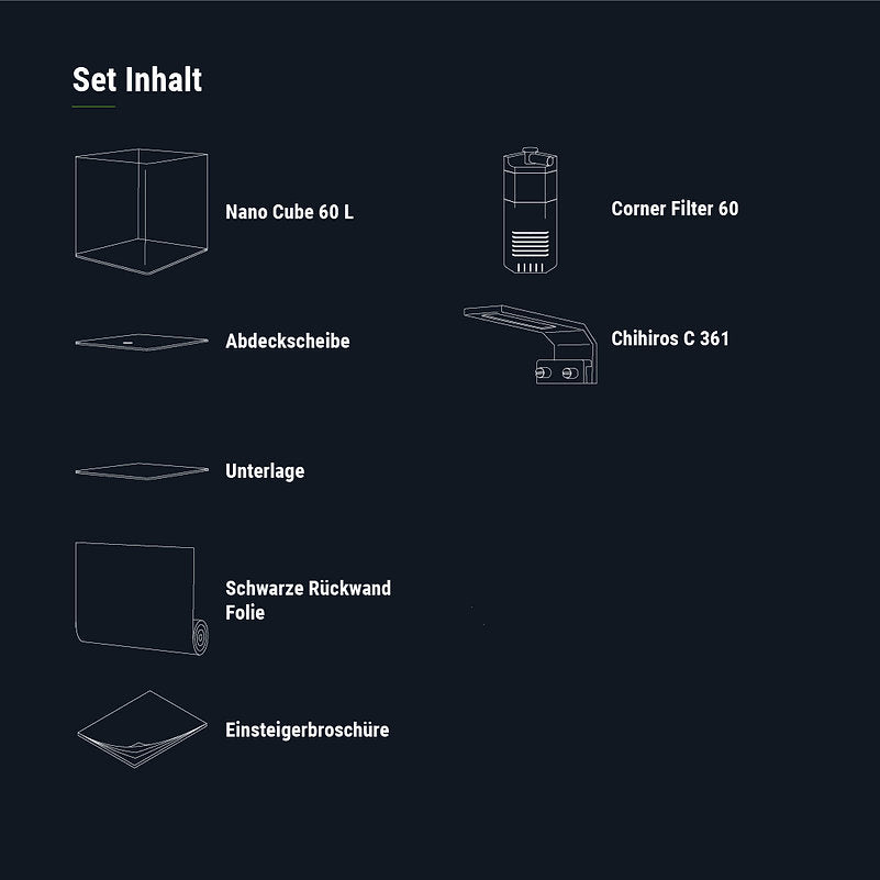 Dennerle Nano Cube Basic, 60 L Version 2022