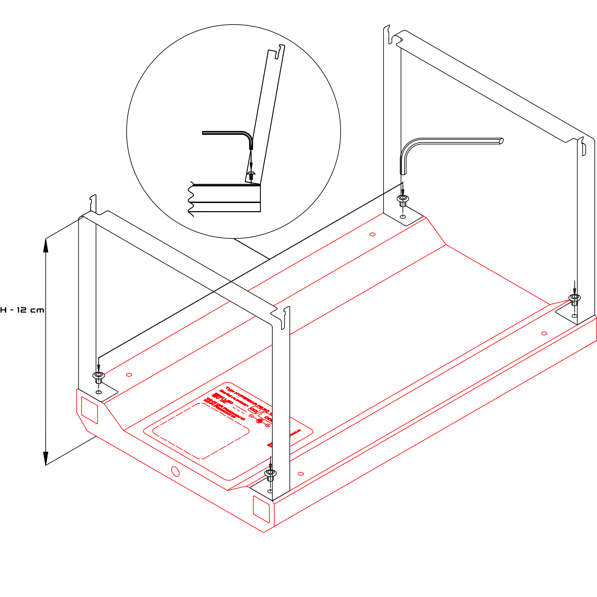 Skylight Hyperbar – Edge Holder