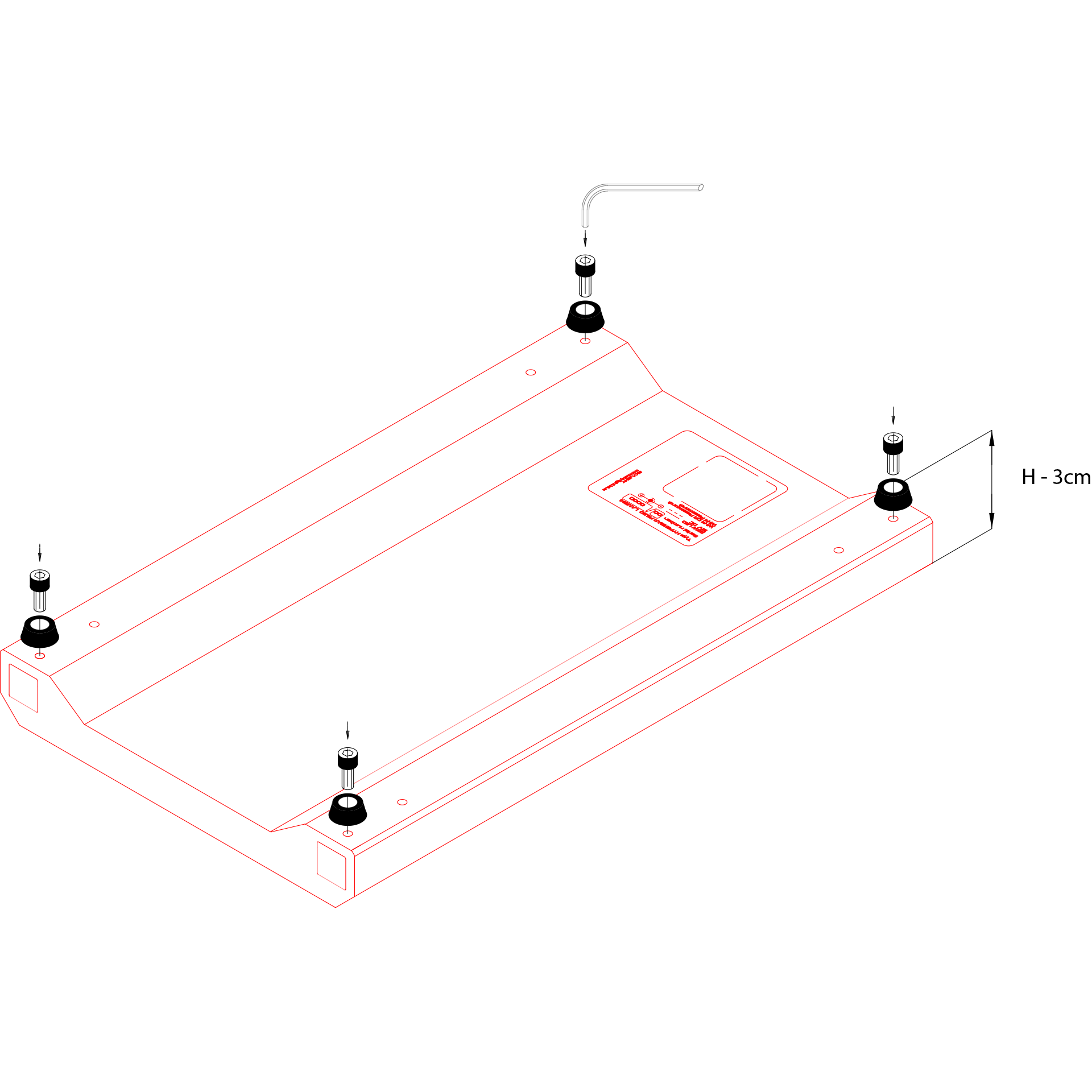 Skylight Hyperbar – Wabi Kusa / Terrarium Rubber Legs