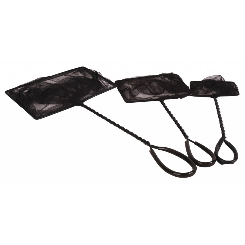 Fischfangnetz 25cm x 20cm schwarzes Netz