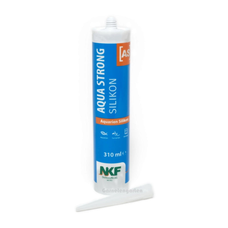 Produkt: Aqua Strong Silikon
Hersteller: NKF Dichtstoffe GmbH (vertrieben von Gamelengarten)
Inhalt: 310 ml
Verwendung: Speziell für Aquarien geeignet
Eigenschaften:
Dichtstoff: Primär zum Abdichten von Aquarien bestimmt.
Wasserfest: Hält dem Druck und der Feuchtigkeit im Aquarium stand.
Sicher für Aquarienbewohner: Das Produkt ist so konzipiert, dass es keine schädlichen Stoffe an das Aquariumwasser abgibt und somit die Gesundheit von Fischen und anderen Wassertieren nicht beeinträchtigt.