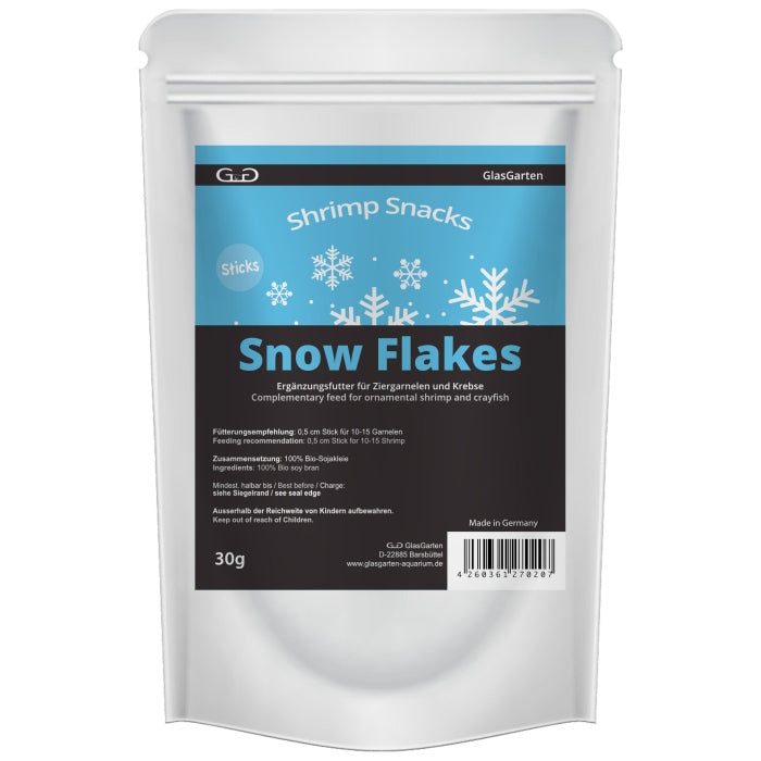 GlasGarten – Shrimp Snacks Snow Flakes 30g
