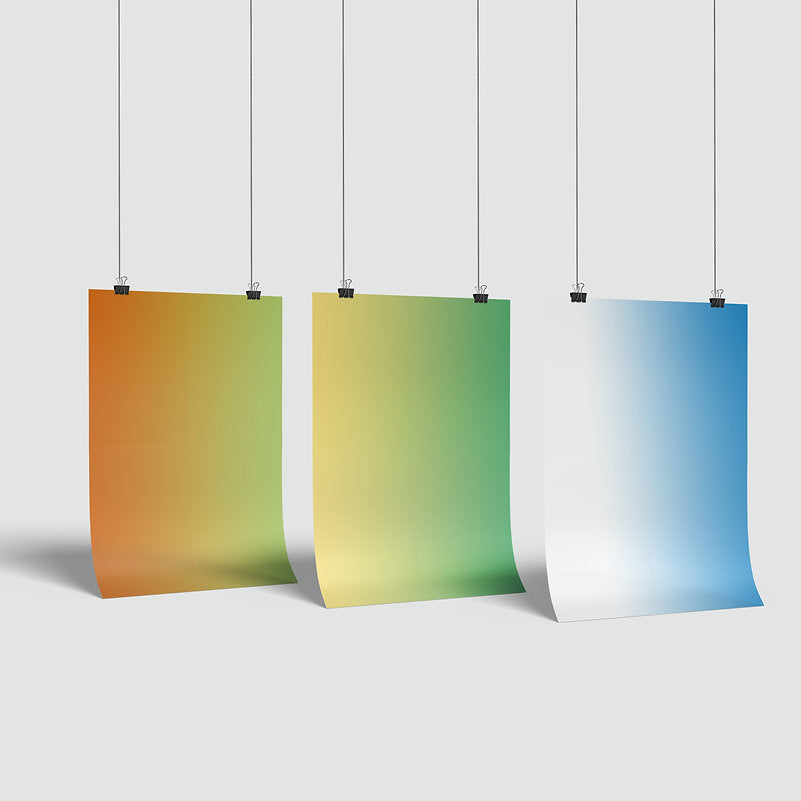 Lightground Farbverlauf Folie Multicolor Set