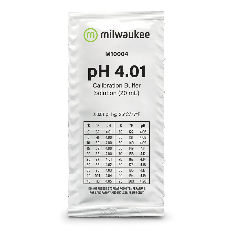 Milwaukee PH 4 Puffer Lösung 25x20ml Beute