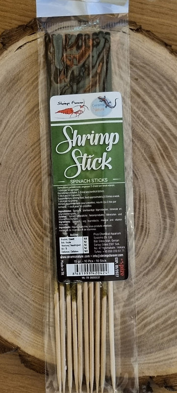 CeramicNature Shrimp Stick Spinat Lolly ( 10 Sück / 15g )