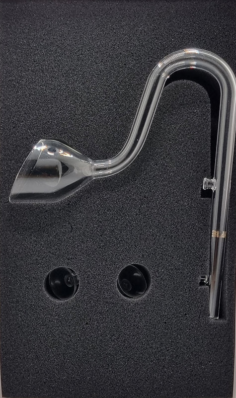 BLAU aquaristic Glas Filterauslauf Trumpet Outflow - 13 mm oder 17 mm Anschluss