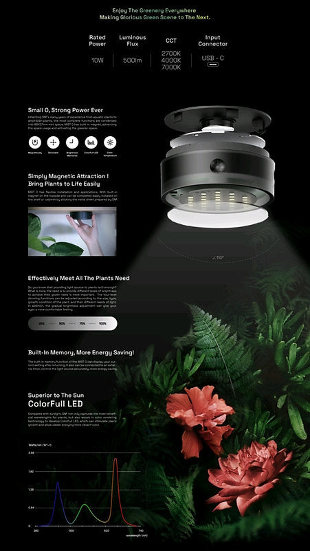 ONF MIST O LED Plant Light ( Black ) EU