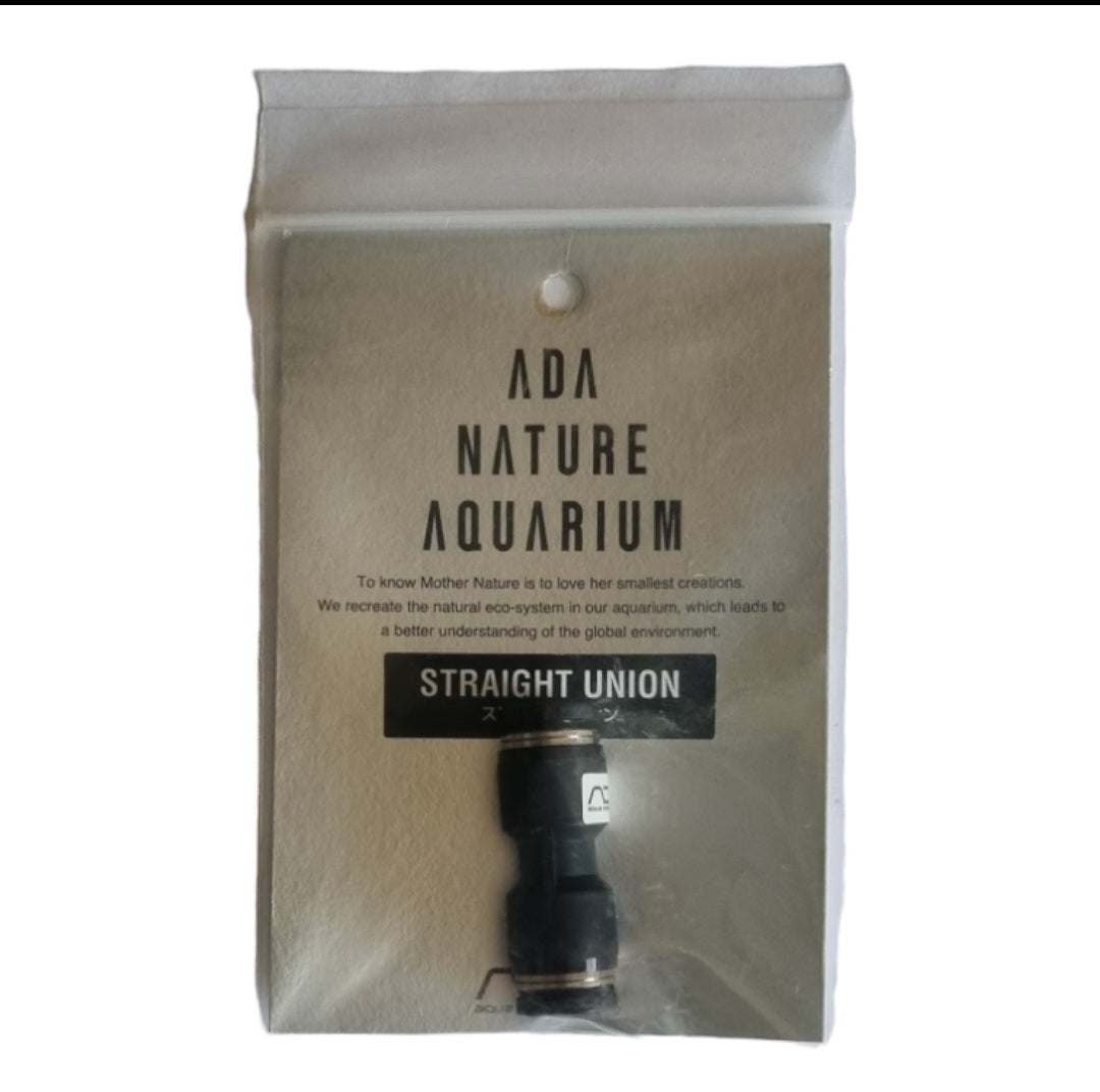ADA Straight Union (schwarz),CO2- Verbindungsstück