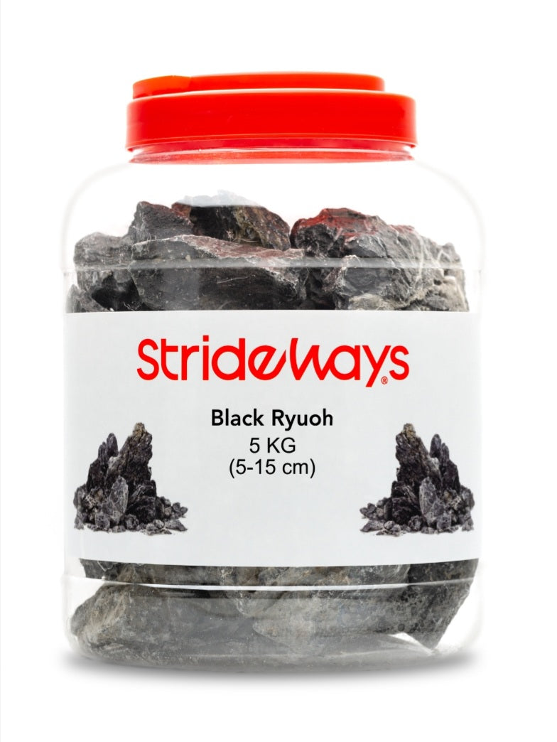 Strideways Black Ryuoh Stone Bottle Pack 5-15cm / 5kg