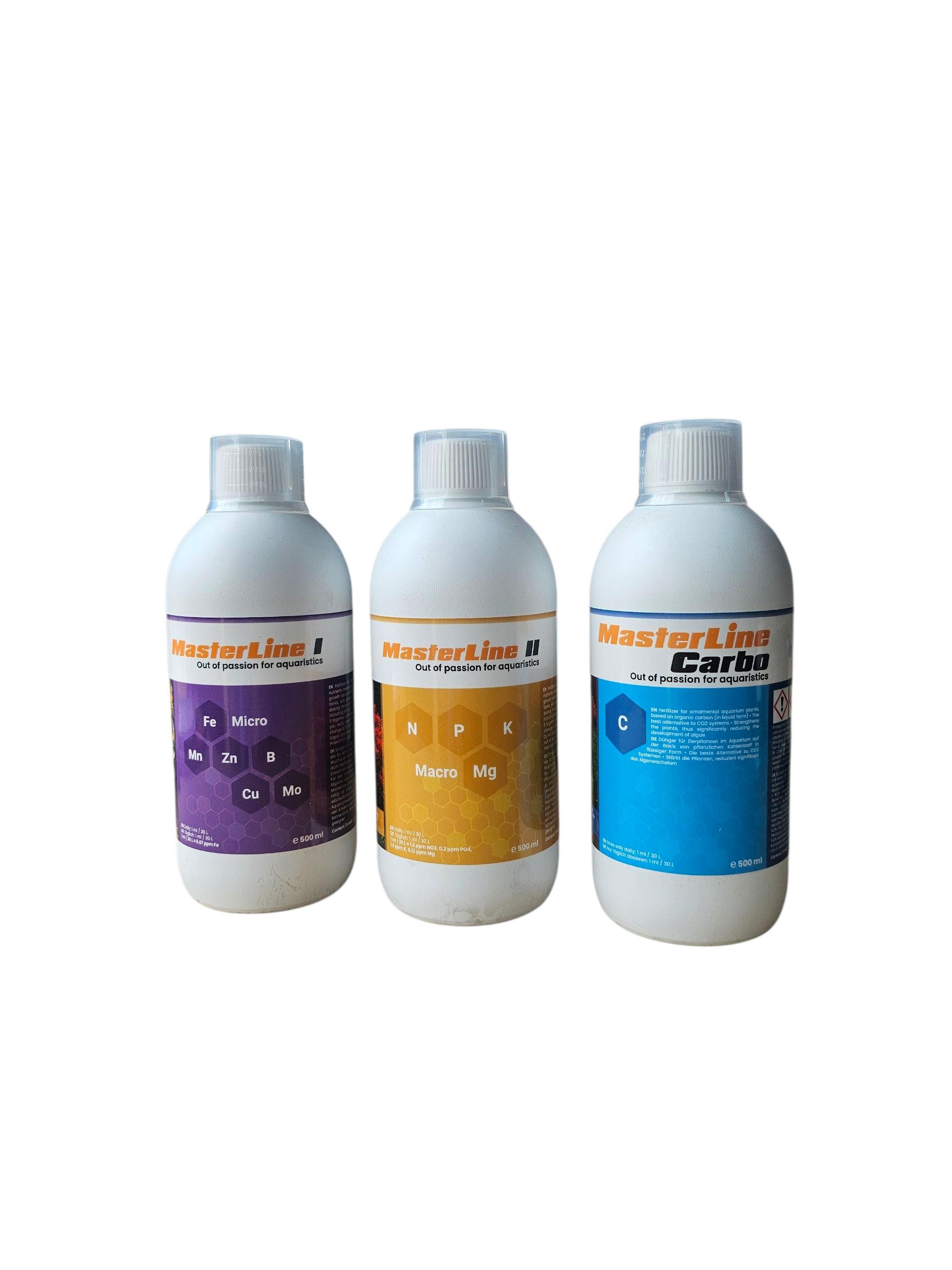 MasterLine I + II + Carbo – 500ml  Set / Bundle