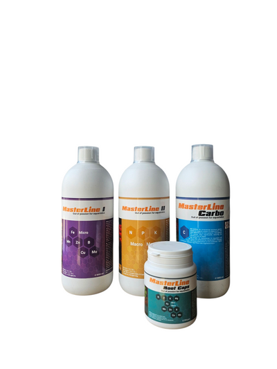 MasterLine I + II + Carbo – 1000ml + MasterLine Root Caps (125 pcs)  Set / Bundle