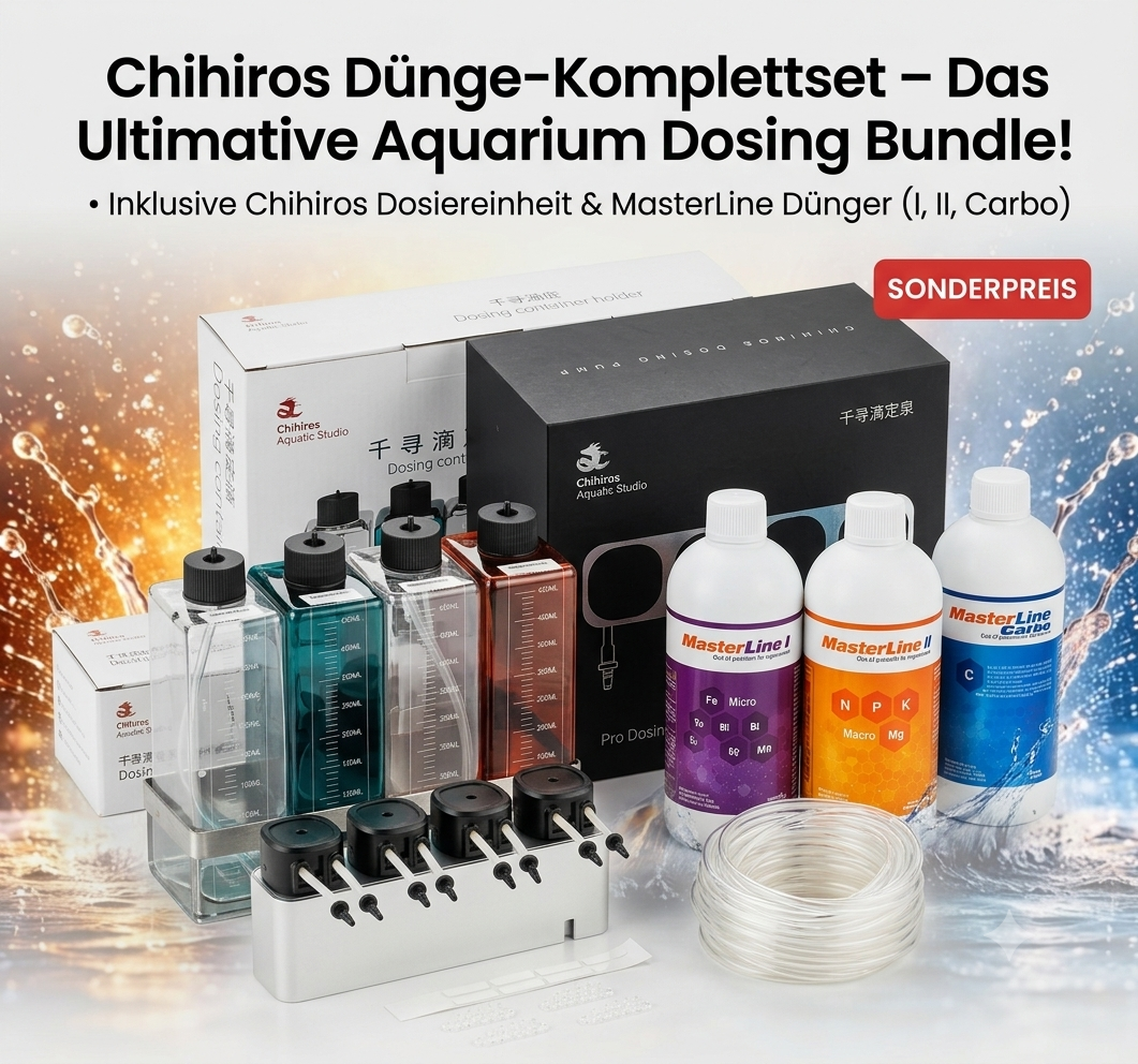Chihiros Dosieranlage incl Masterline Düngerbundle